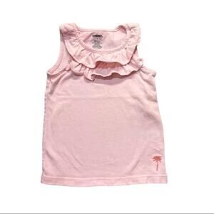 Gymboree Sleeveless Tank Top Pink Ruffled girls Size 4